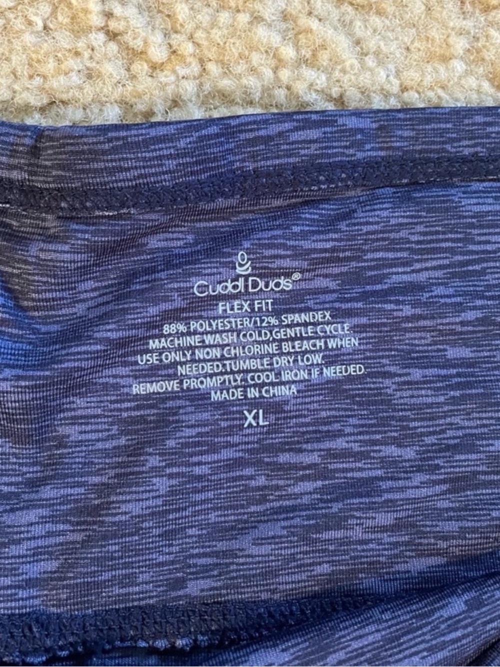 Cuddl Duds Blue Heather FlexFit
Leggings ~ Size XL - Picture 2 of 4